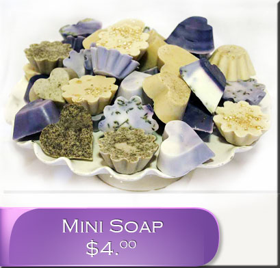 Lavender mini soap